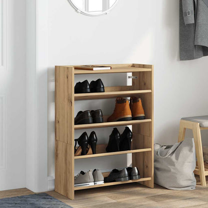 Shoe Rack Artisan Oak Engineered Wood