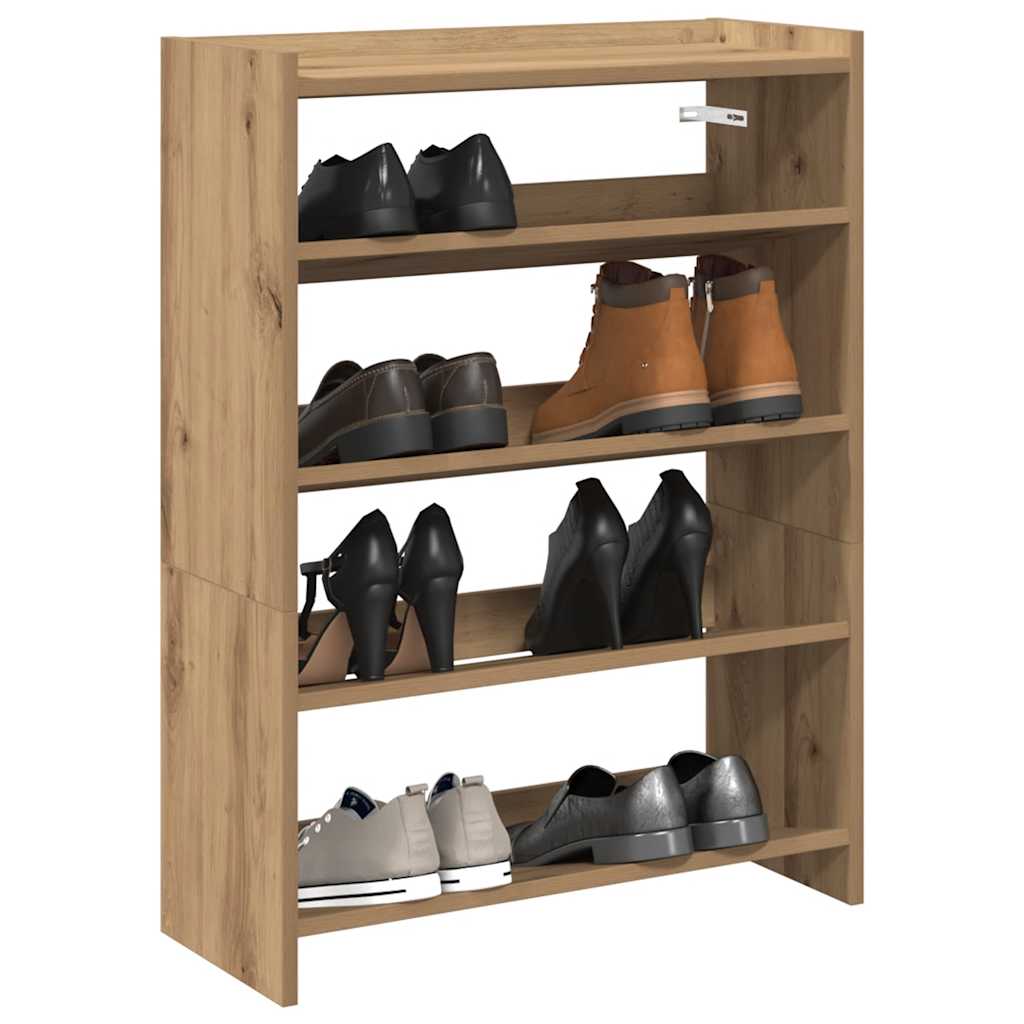 Shoe Rack Artisan Oak Engineered Wood
