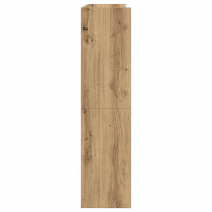 Shoe Rack Artisan Oak Engineered Wood 31.5x9.8x39.4 in Shoe Rack