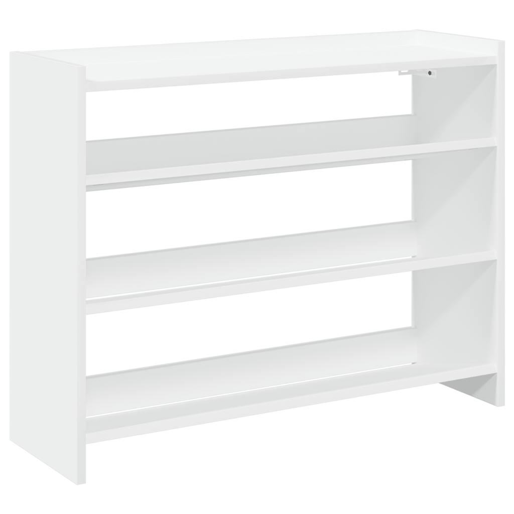 Shoe Rack White Engineered wood Small Shoe Rack Rectangular
