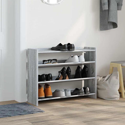 Shoe Rack Gray Sonoma Engineered Wood Slim Shoe Rack