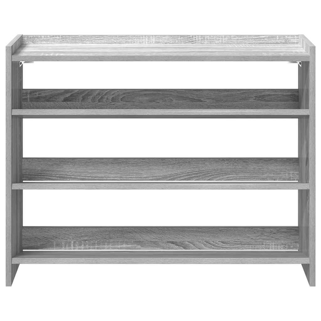 Shoe Rack Gray Sonoma Engineered Wood Slim Shoe Rack