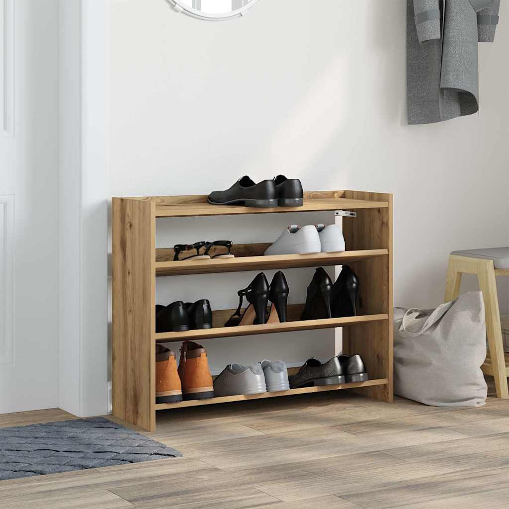 Shoe Rack Artisan oak Engineered wood Medium Shoe Rack