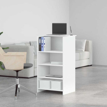 Reception Desk White Engineered wood Medium Reception Desk