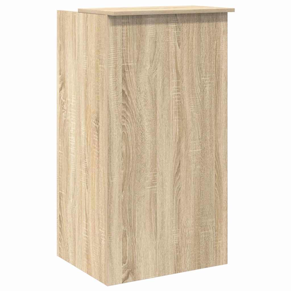 Reception Desk Sonoma oak Engineered wood Medium Reception Desk