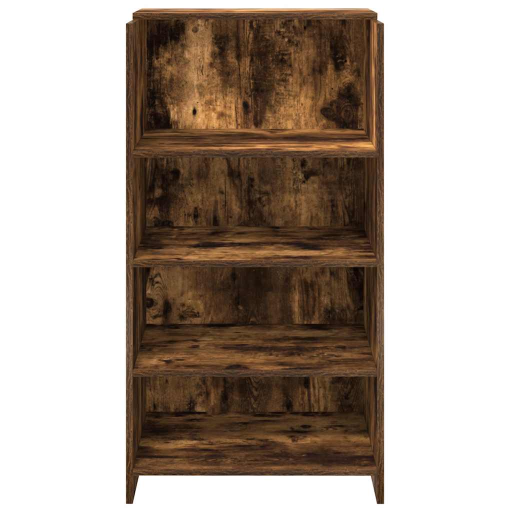 Reception Desk Smoked Oak Engineered Wood Medium Reception Desk