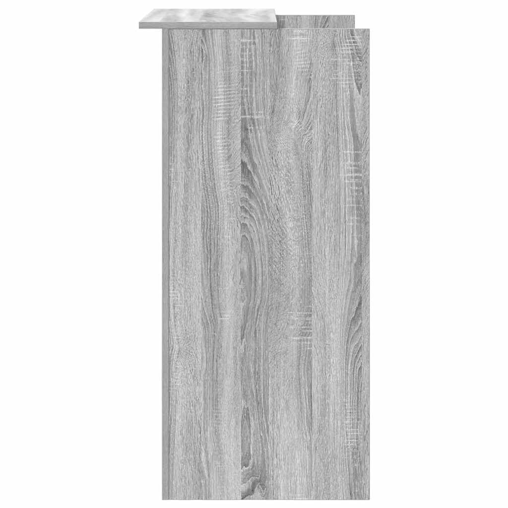 Reception Desk Gray Sonoma Engineered wood Medium Reception Desk