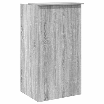 Reception Desk Gray Sonoma Engineered wood Medium Reception Desk
