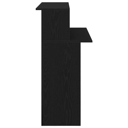 Reception Desk Black 39.4x19.7x40.7" Engineered Wood