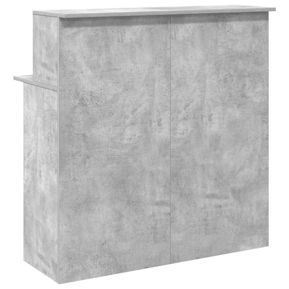 Reception Desk Concrete grey Engineered wood Medium