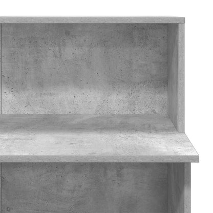 Reception Desk Concrete grey Engineered wood Medium