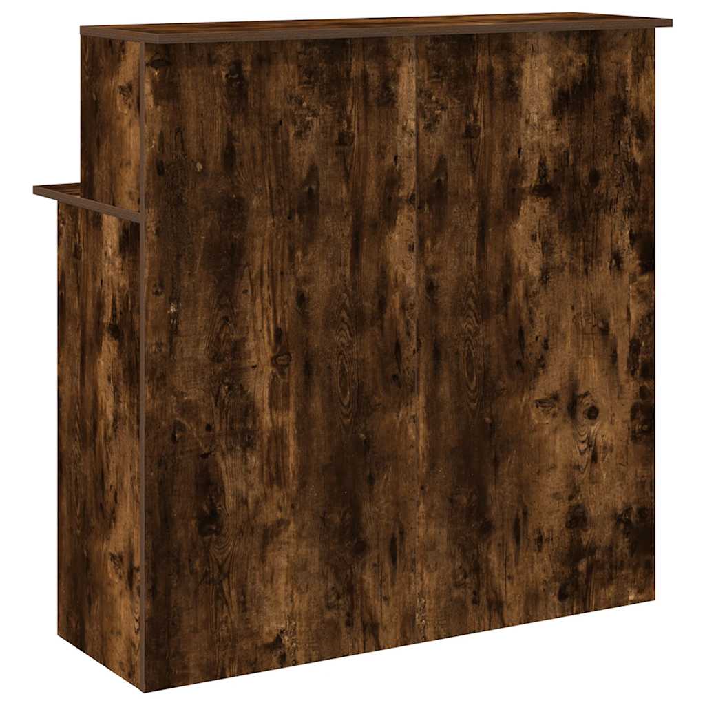 Reception Desk Smoked oak Engineered wood 39.4x19.7x40.7 in