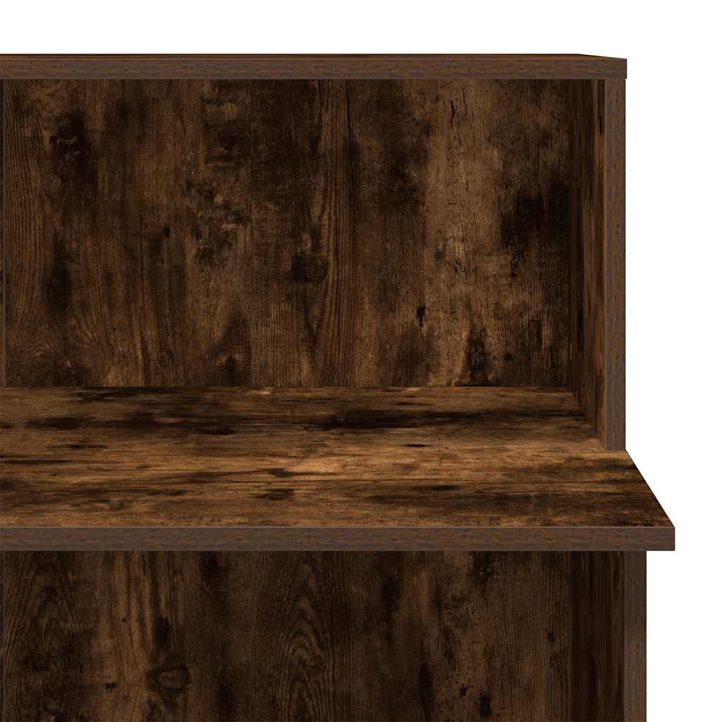 Reception Desk Smoked oak Engineered wood 39.4x19.7x40.7 in