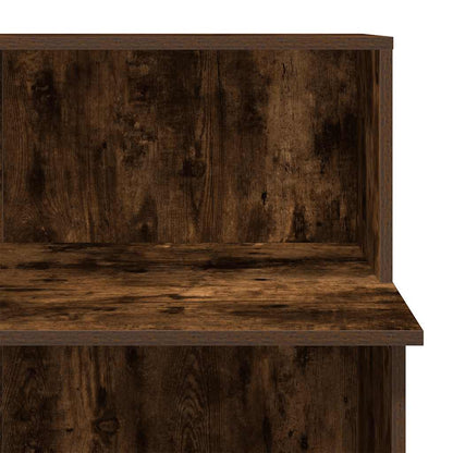Reception Desk Smoked oak Engineered wood 39.4x19.7x40.7 in