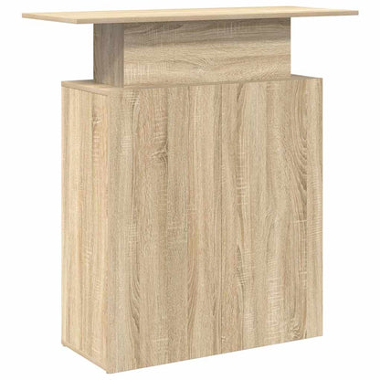 Reception Desk Sonoma oak Engineered wood 39.4 x 15.7 x 40.9 in