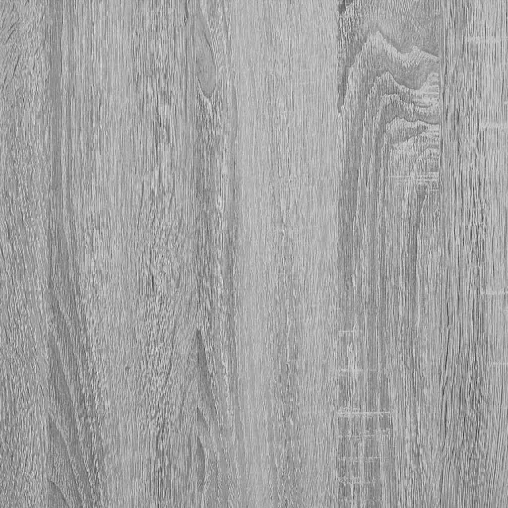 Reception Desk Grey sonoma Engineered wood 39.4x15.7x40.9 in