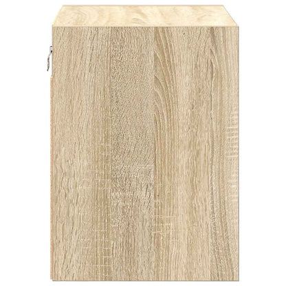 Garage Wall Cabinet Sonoma Oak Engineered Wood