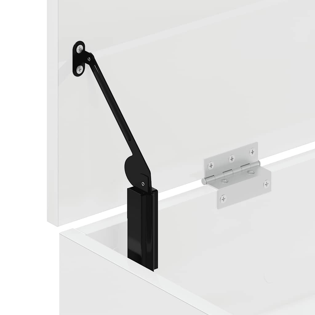 Shoe Bench High gloss white Engineered wood Standard Shoe Bench