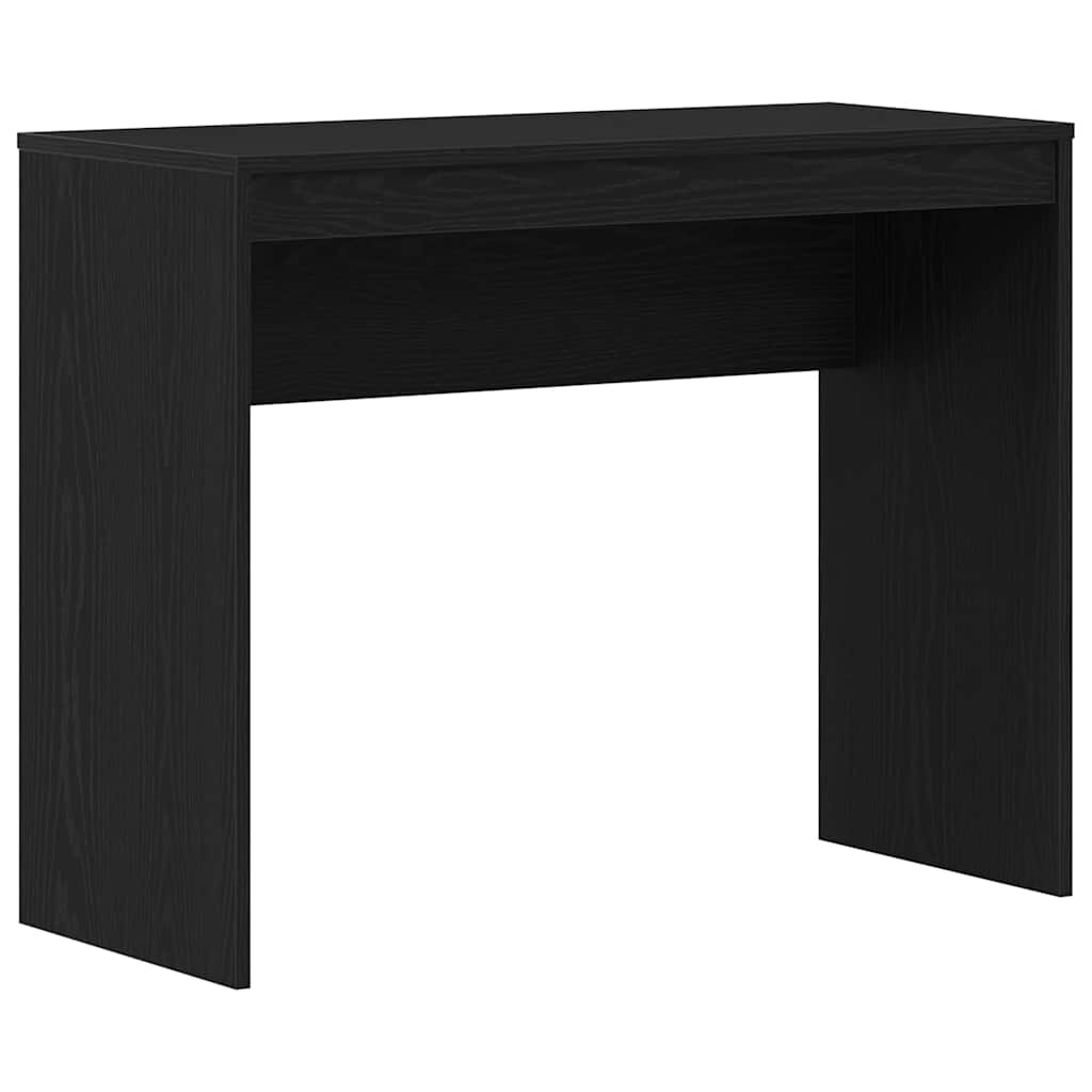 Desk Black Oak 35.4x15.7x28.3" Engineered Wood