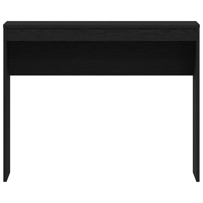 Desk Black Oak 35.4x15.7x28.3" Engineered Wood