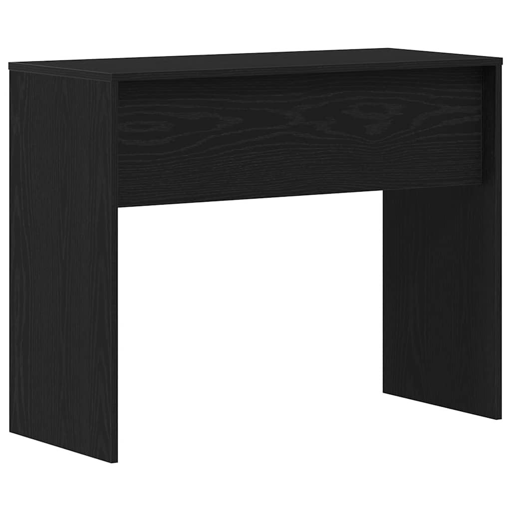Desk Black Oak 35.4x15.7x28.3" Engineered Wood
