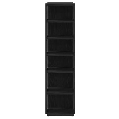 Shoe Cabinets 2 pcs Black Oak 9.8x10.6x40.2" Engineered Wood