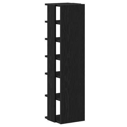 Shoe Cabinets 2 pcs Black Oak 9.8x10.6x40.2" Engineered Wood