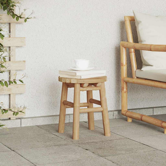 Stool Brown 30 x 30 x 36 cm bamboo