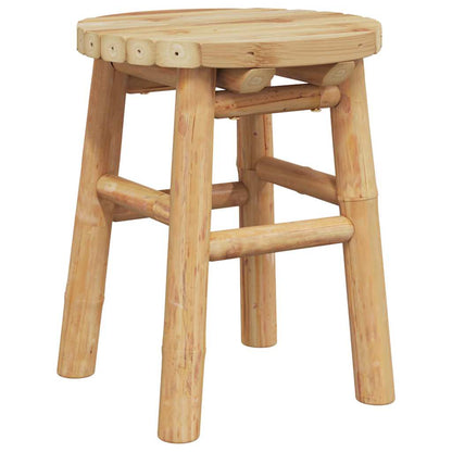 Stool Brown 30 x 30 x 36 cm bamboo