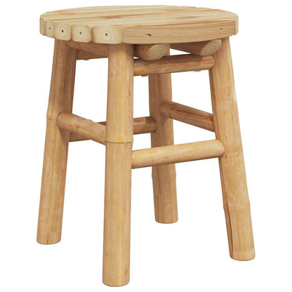 Stool Brown 30 x 30 x 36 cm bamboo