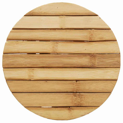 Stool Brown 30 x 30 x 36 cm bamboo