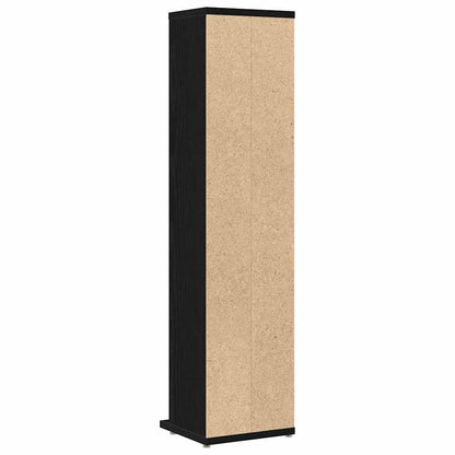 CD Cabinet Black Oak 8.3x7.9x34.6" Engineered Wood
