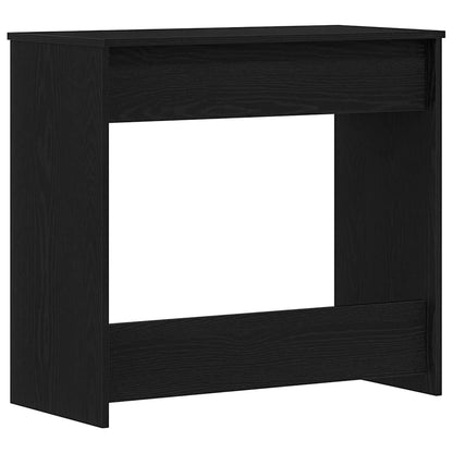 Desk Black Oak 31.50 x 15.75 x 29.53 in Engineered Wood