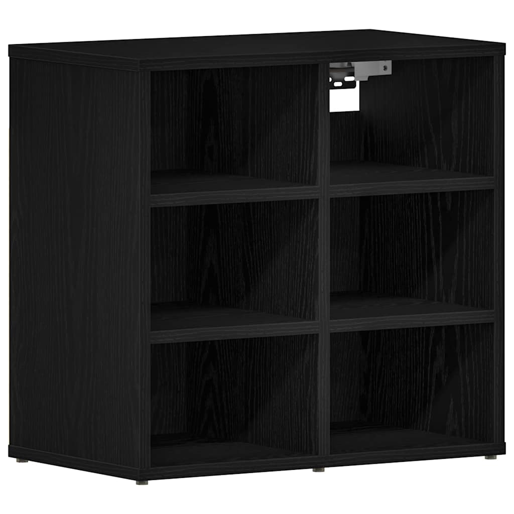 Shoe Cabinet 2 pcs Black Oak 20.47 x 11.81 x 19.88 in