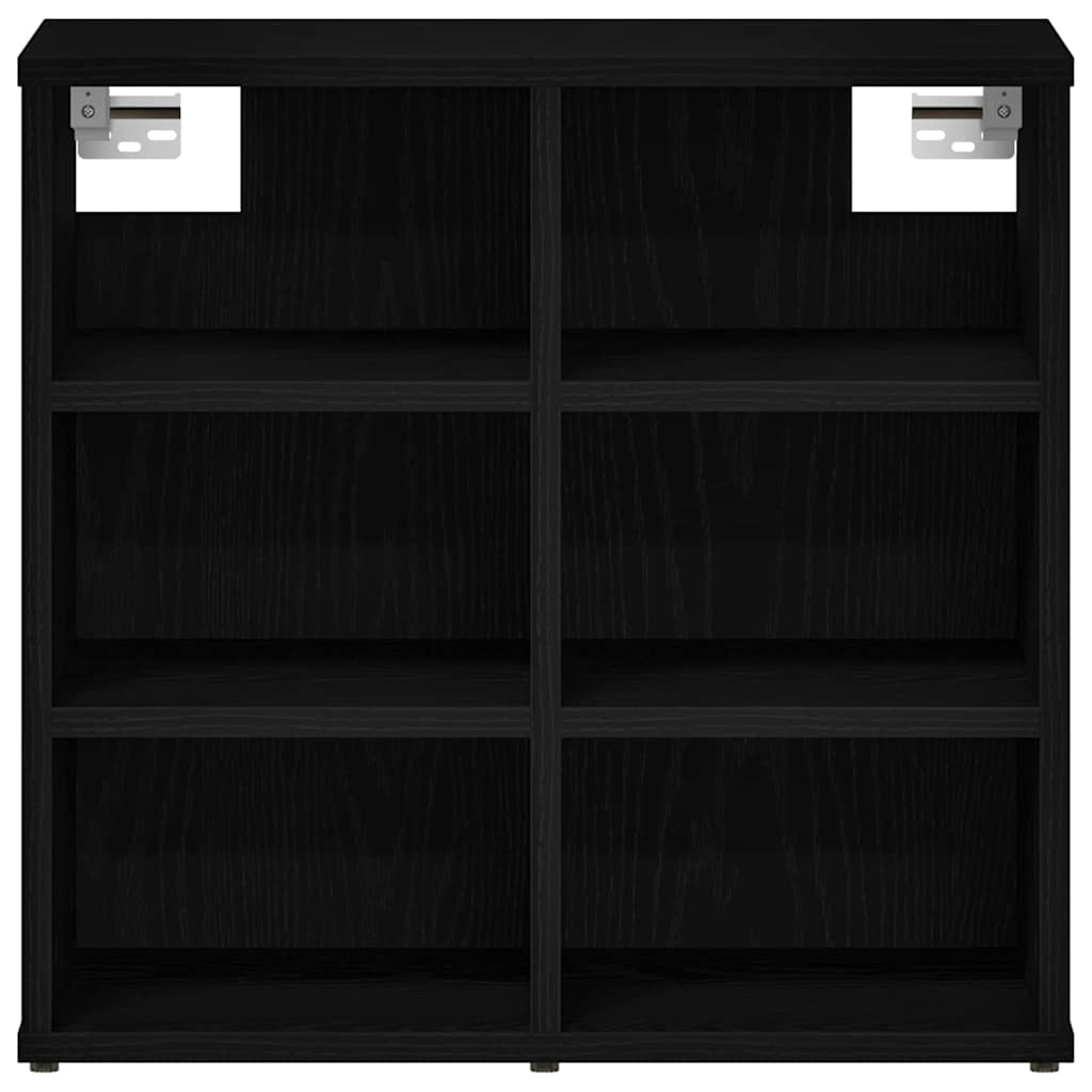Shoe Cabinet 2 pcs Black Oak 20.47 x 11.81 x 19.88 in