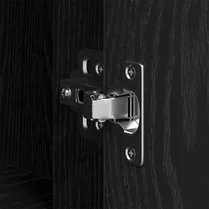 Desk with Drawer Black Oak 100 x 49 x 74 cm Engineered Wood