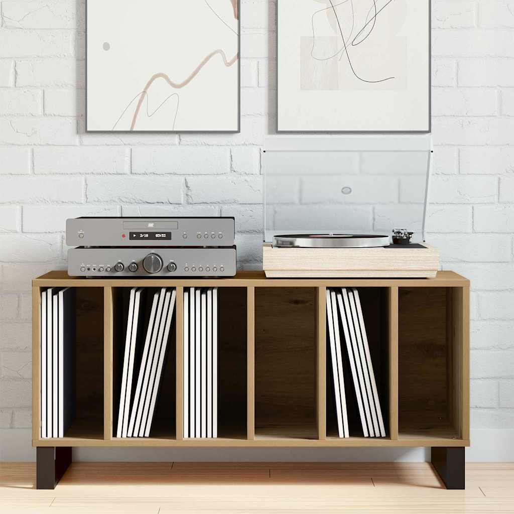 Record Cabinet with Shelf Artisan oak 39.37 x 14.96 x 18.90 in