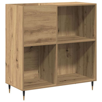 Record Cabinet with Shelf Artisan oak 33.46 x 14.96 x 35.04 in