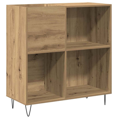 Record Cabinet with Shelf Artisan oak 33.46 x 14.96 x 35.04 in