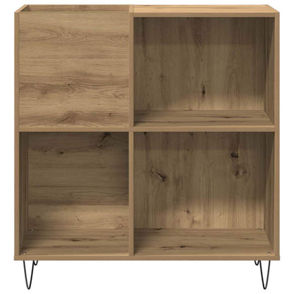 Record Cabinet with Shelf Artisan oak 33.46 x 14.96 x 35.04 in