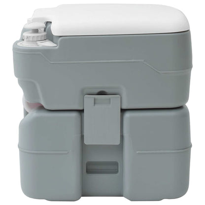 Camping Toilet Gray 41.5 x 36.5 x 42 cm Plastic