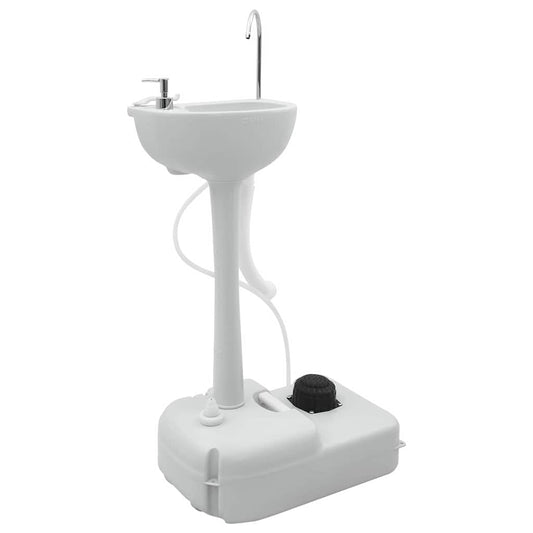Camping Handwash Stand Gray 50.5 x 33 x 103 cm Plastic
