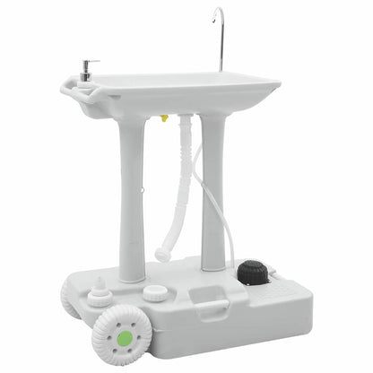Camping Handwash Stand Gray 72 x 42 x 103 cm Plastic