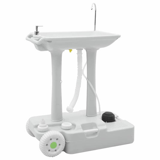 Camping Handwash Stand Gray 72 x 42 x 103 cm Plastic