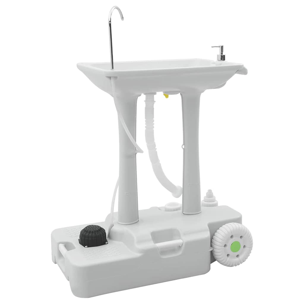 Camping Handwash Stand Gray 72 x 42 x 103 cm Plastic