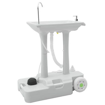 Camping Handwash Stand Gray 72 x 42 x 103 cm Plastic