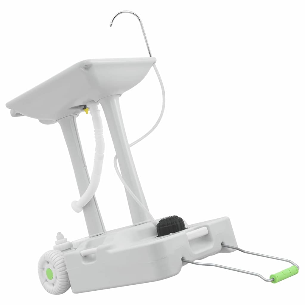 Camping Handwash Stand Gray 72 x 42 x 103 cm Plastic