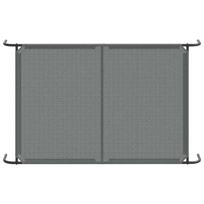 Elevated Dog Bed Gray 59.1"x35.4"x7.9" Textilene and Steel
