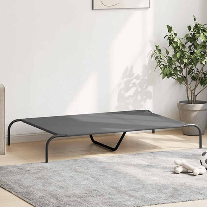 Elevated Dog Bed Gray 51.2"x31.5"x7.9" Oxford Fabric and Steel