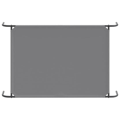 Elevated Dog Bed Gray 51.2"x31.5"x7.9" Oxford Fabric and Steel